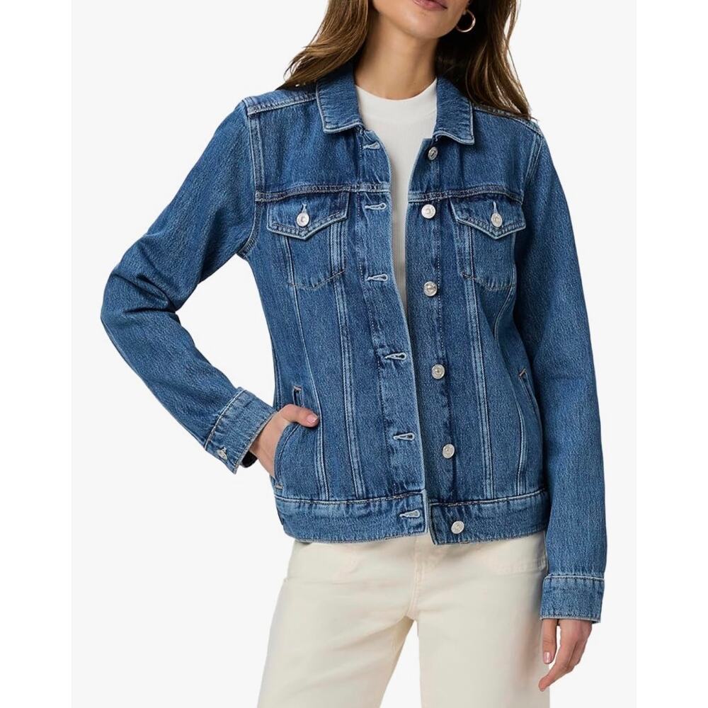 LIKE NEW PAIGE Rowan Denim Jacket in Bellisimo Wash - Size Medium - Ultra Soft